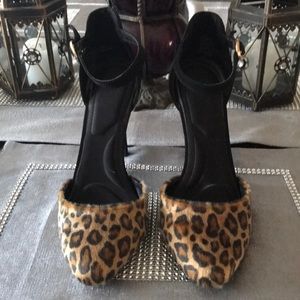 Leopard print heels